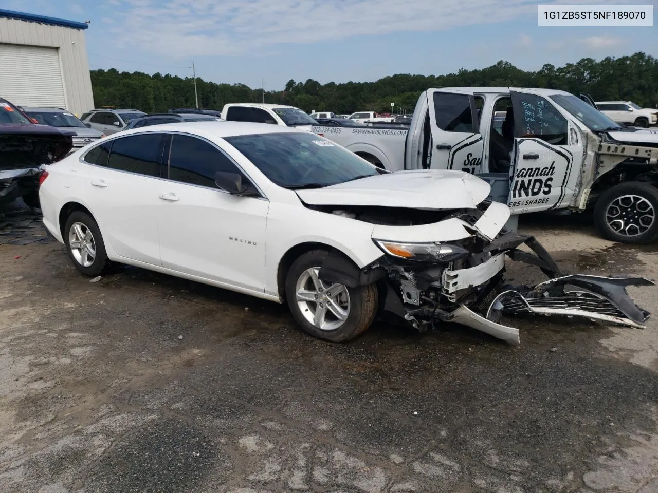 2022 Chevrolet Malibu Ls VIN: 1G1ZB5ST5NF189070 Lot: 71634634