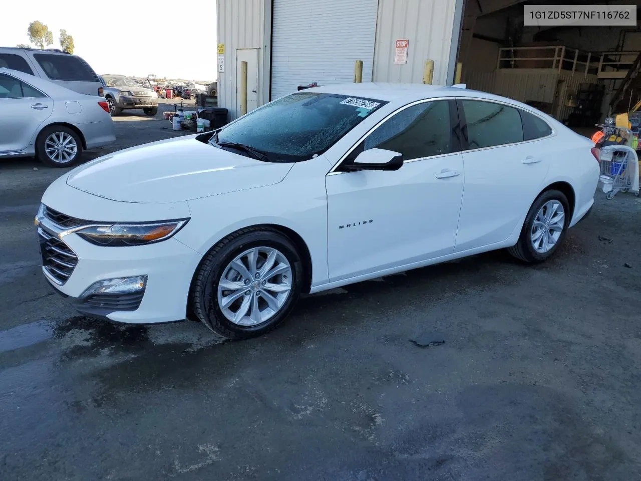 1G1ZD5ST7NF116762 2022 Chevrolet Malibu Lt