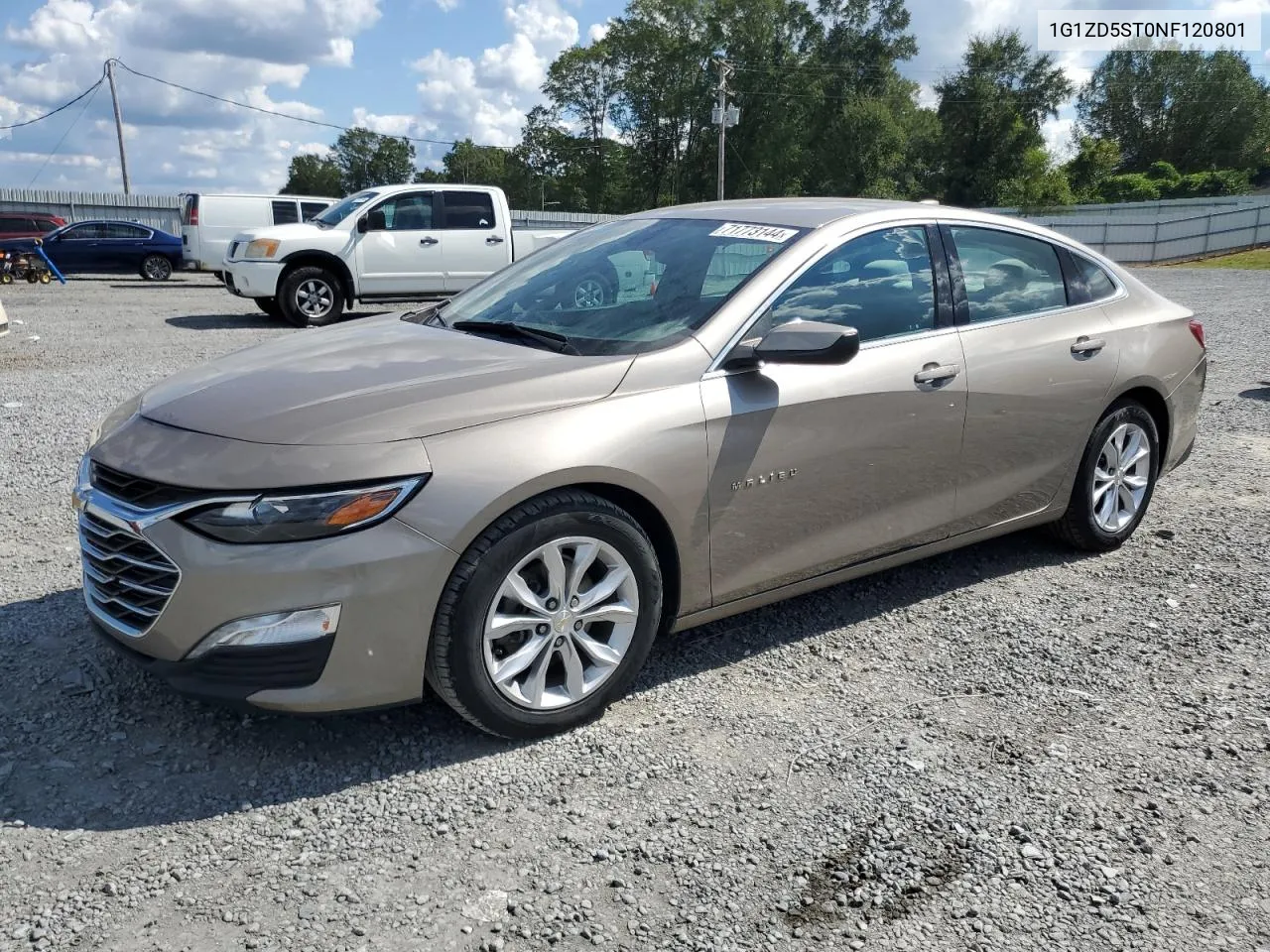 2022 Chevrolet Malibu Lt VIN: 1G1ZD5ST0NF120801 Lot: 71773144