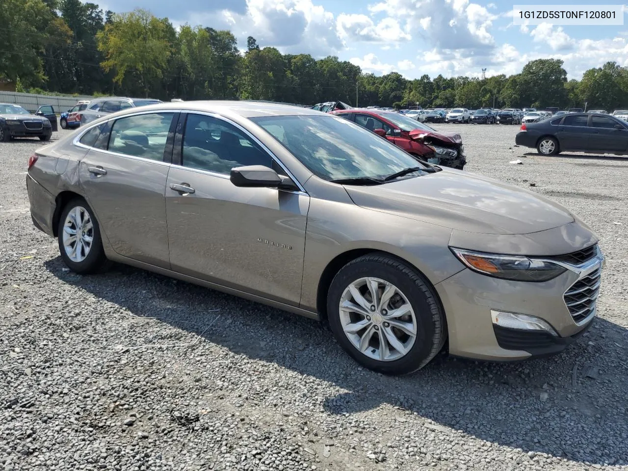 2022 Chevrolet Malibu Lt VIN: 1G1ZD5ST0NF120801 Lot: 71773144