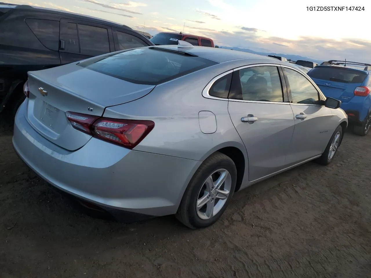 2022 Chevrolet Malibu Lt VIN: 1G1ZD5STXNF147424 Lot: 71840504