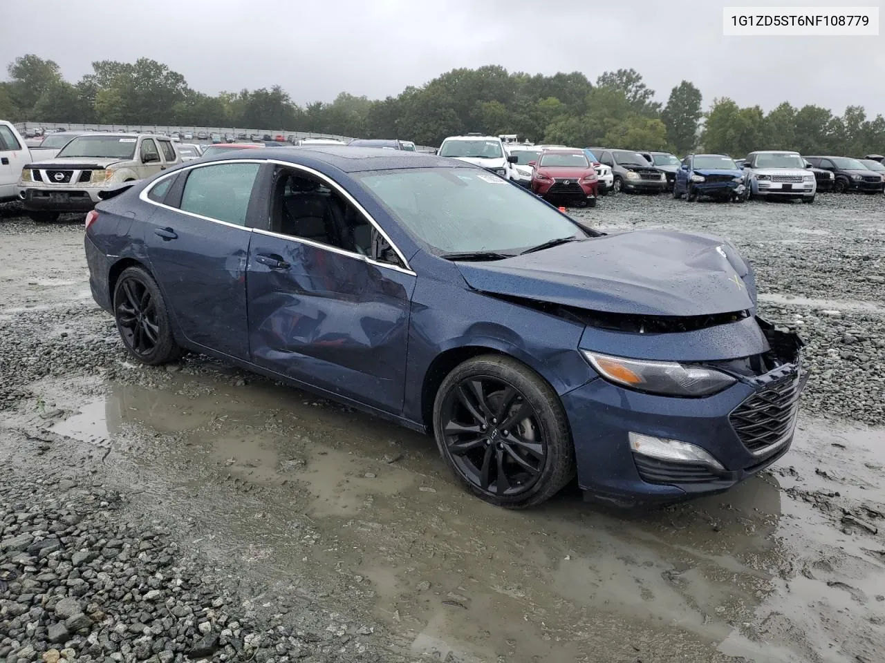 2022 Chevrolet Malibu Lt VIN: 1G1ZD5ST6NF108779 Lot: 71923344