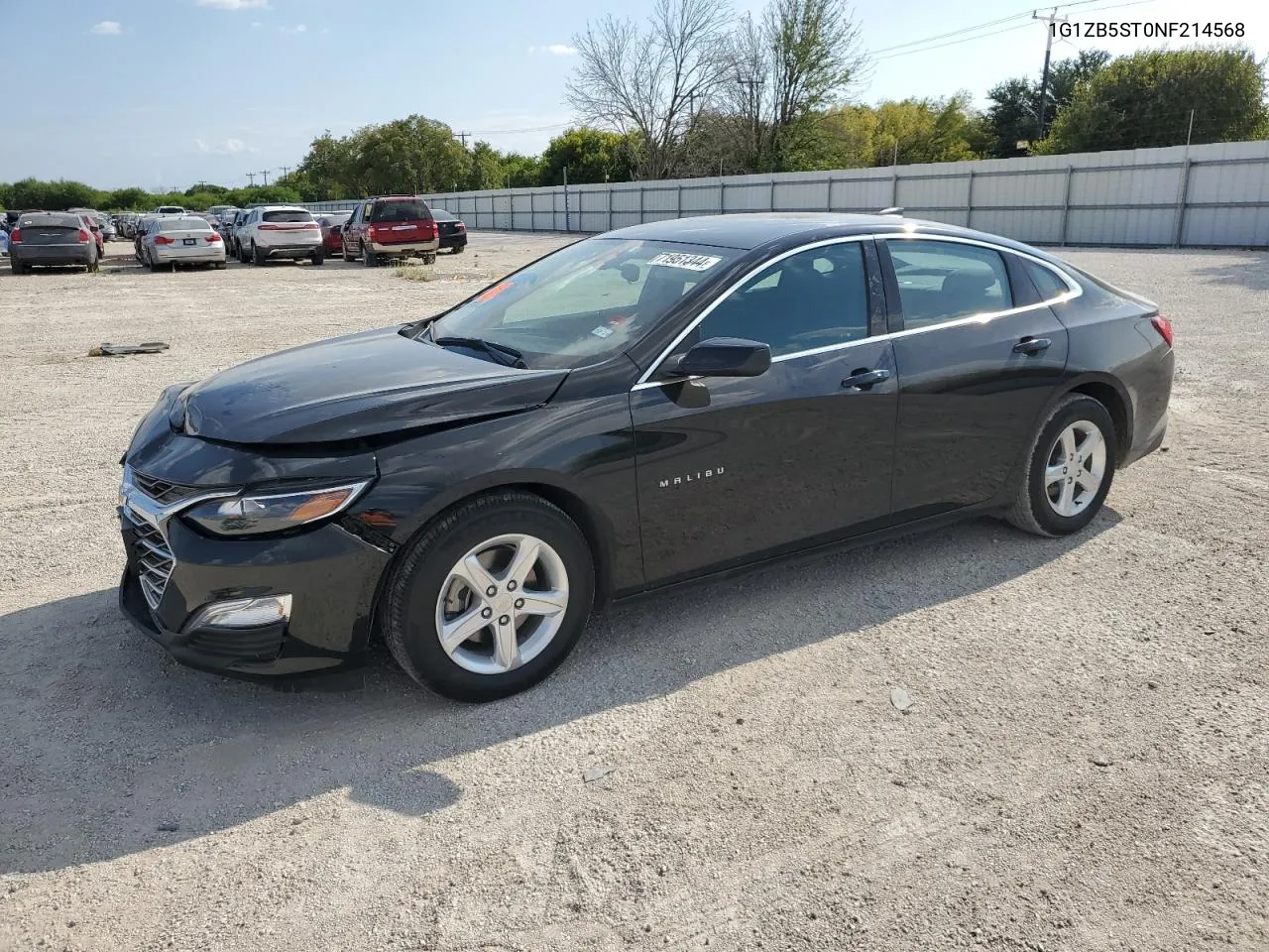 2022 Chevrolet Malibu Ls VIN: 1G1ZB5ST0NF214568 Lot: 71951344