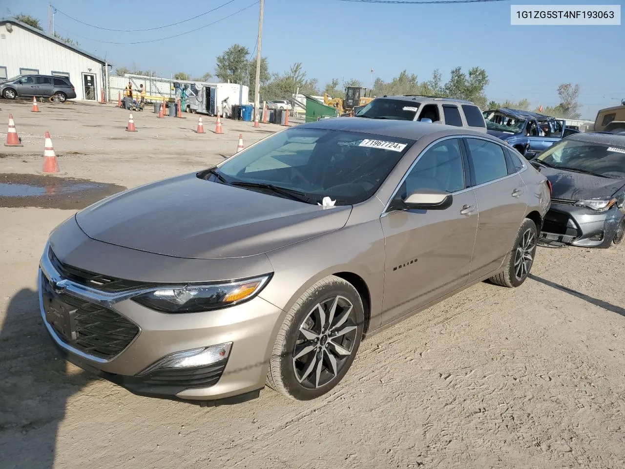 2022 Chevrolet Malibu Rs VIN: 1G1ZG5ST4NF193063 Lot: 71967724