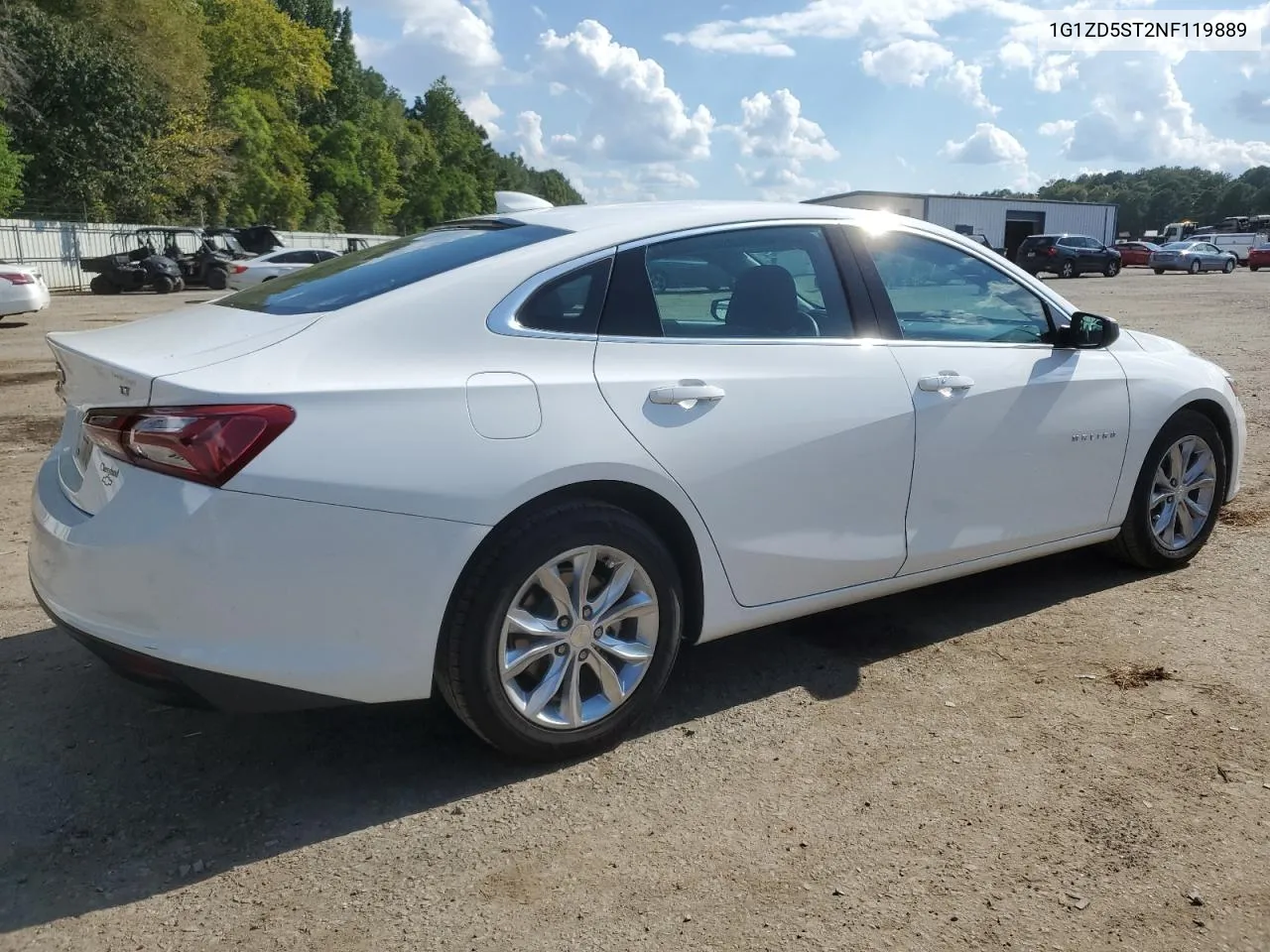 2022 Chevrolet Malibu Lt VIN: 1G1ZD5ST2NF119889 Lot: 72150054