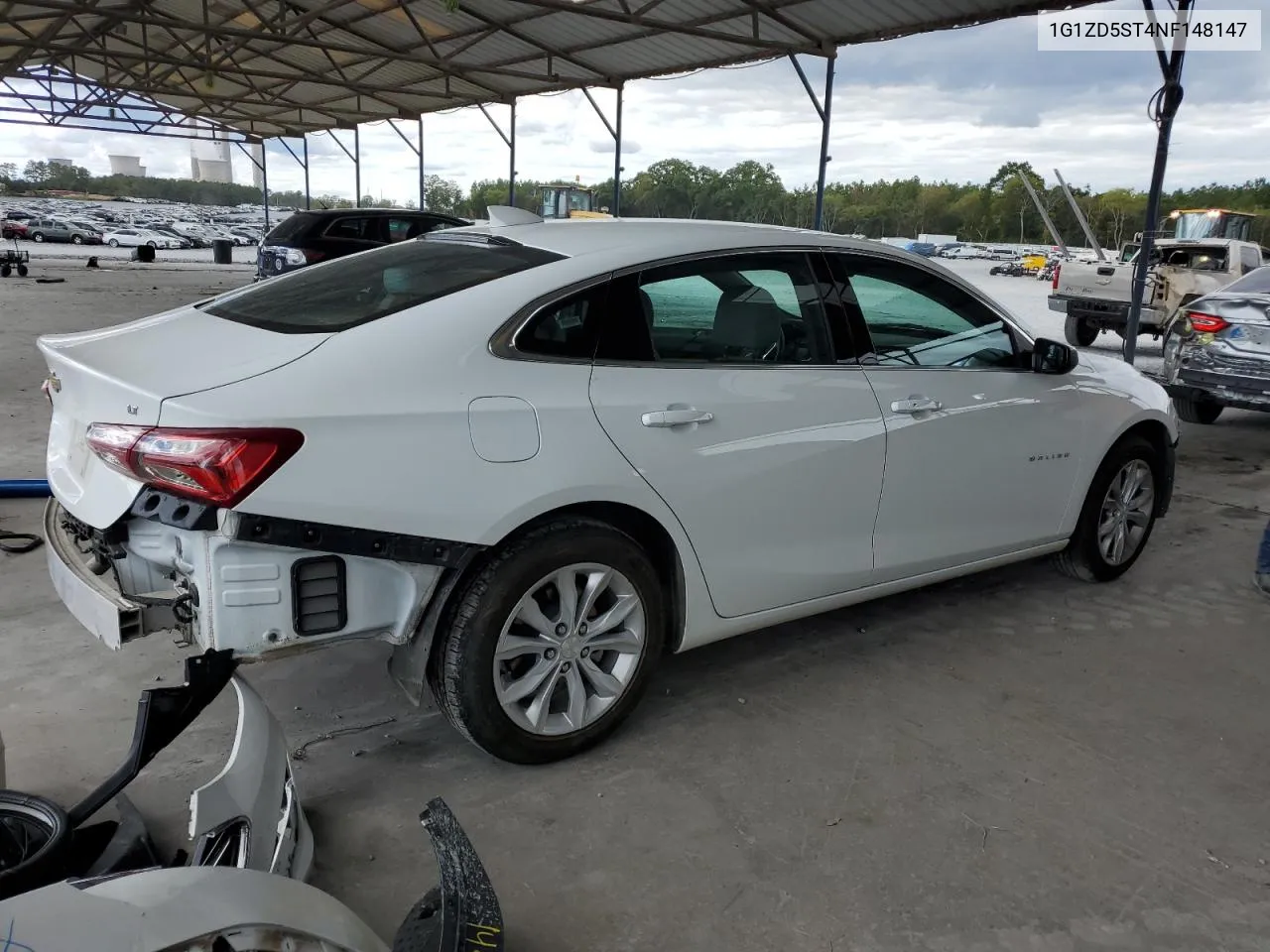 2022 Chevrolet Malibu Lt VIN: 1G1ZD5ST4NF148147 Lot: 72178034