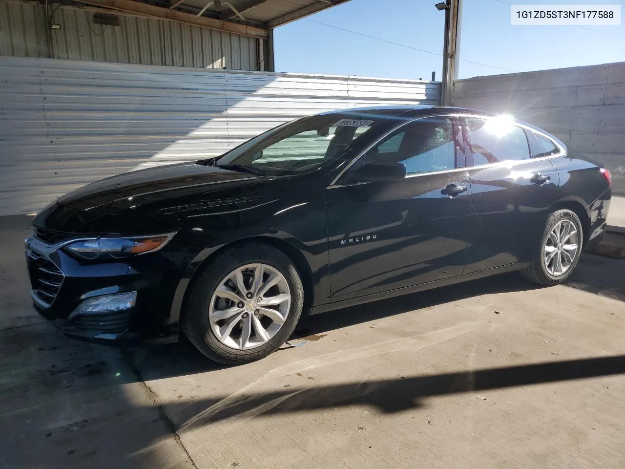 2022 Chevrolet Malibu Lt VIN: 1G1ZD5ST3NF177588 Lot: 72363884