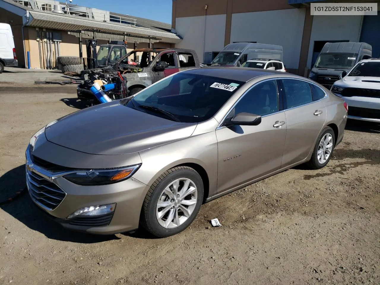 2022 Chevrolet Malibu Lt VIN: 1G1ZD5ST2NF153041 Lot: 72462714