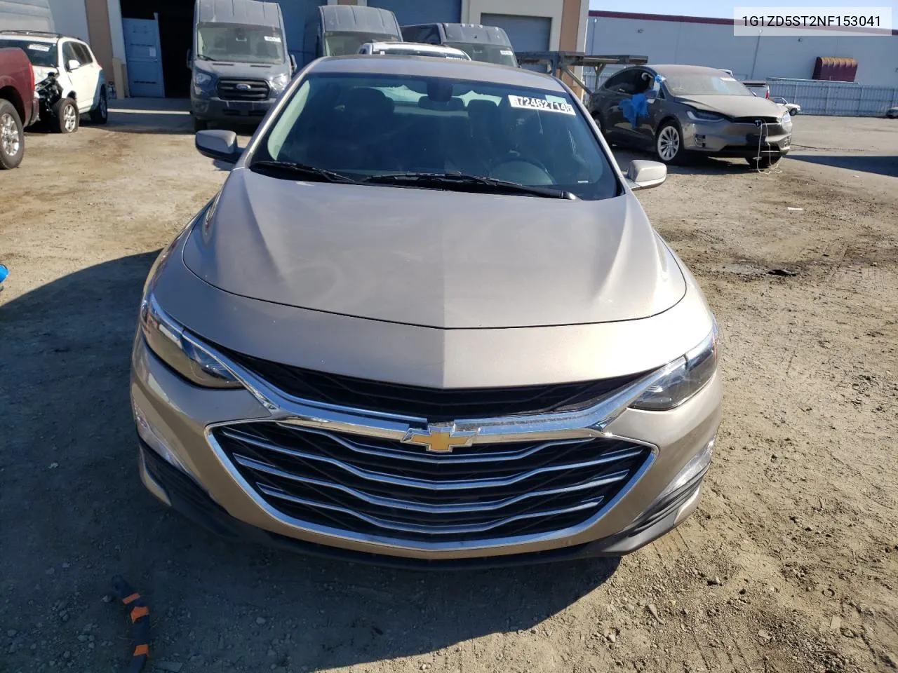 2022 Chevrolet Malibu Lt VIN: 1G1ZD5ST2NF153041 Lot: 72462714