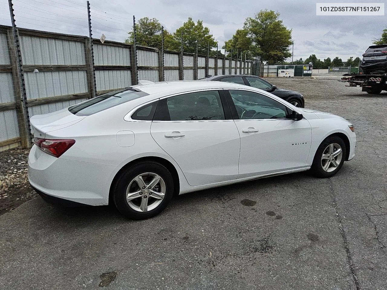 2022 Chevrolet Malibu Lt VIN: 1G1ZD5ST7NF151267 Lot: 72521904