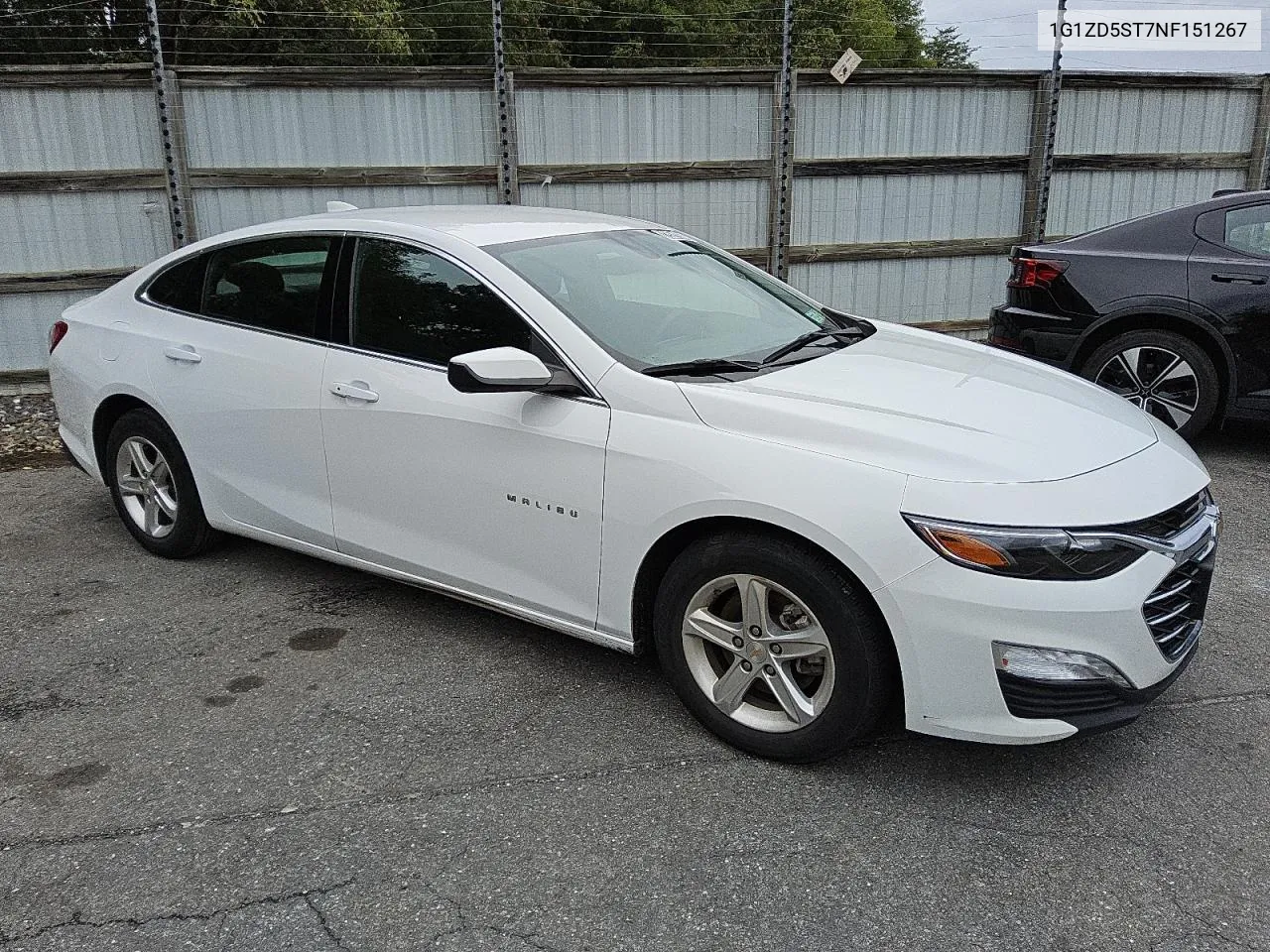 2022 Chevrolet Malibu Lt VIN: 1G1ZD5ST7NF151267 Lot: 72521904