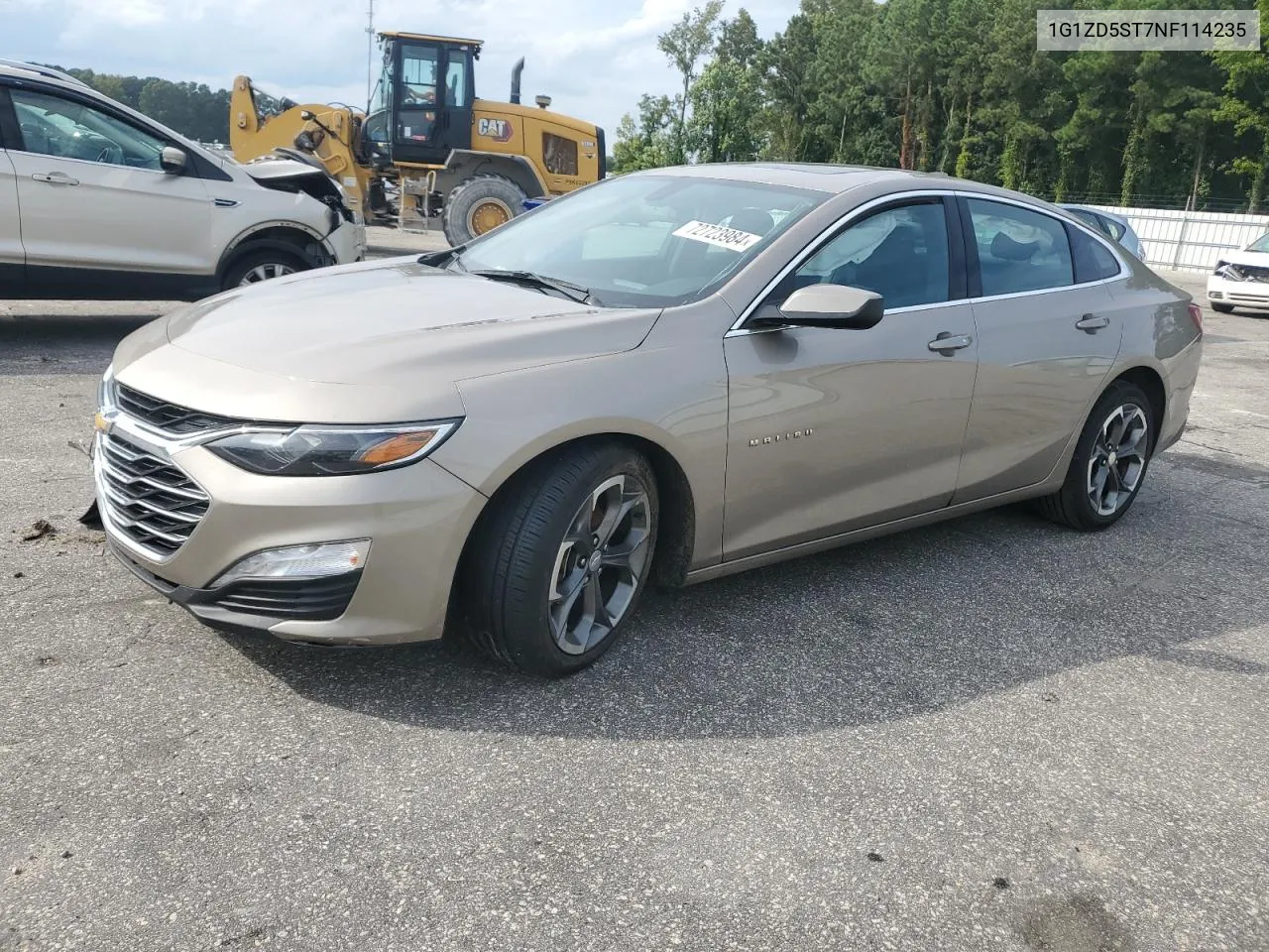 1G1ZD5ST7NF114235 2022 Chevrolet Malibu Lt