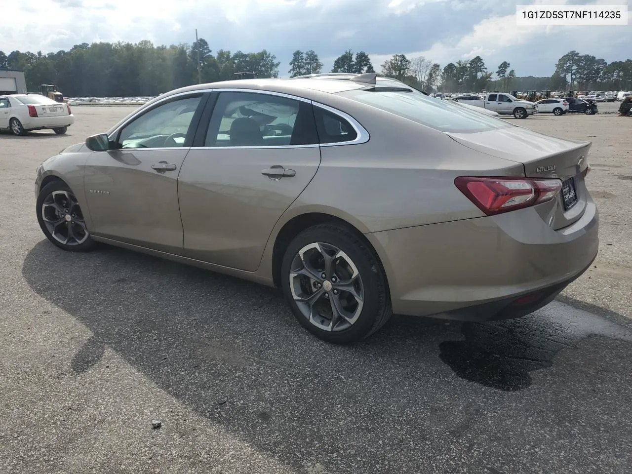 2022 Chevrolet Malibu Lt VIN: 1G1ZD5ST7NF114235 Lot: 72723984