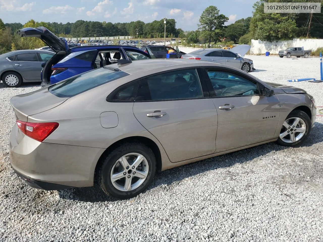 2022 Chevrolet Malibu Ls VIN: 1G1ZB5ST0NF191647 Lot: 72791214