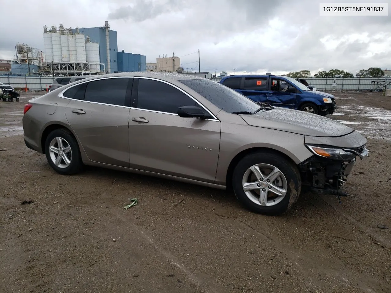 2022 Chevrolet Malibu Ls VIN: 1G1ZB5ST5NF191837 Lot: 72848424