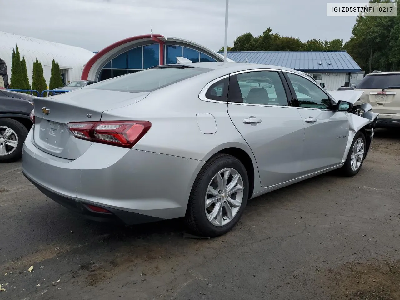 2022 Chevrolet Malibu Lt VIN: 1G1ZD5ST7NF110217 Lot: 73020194