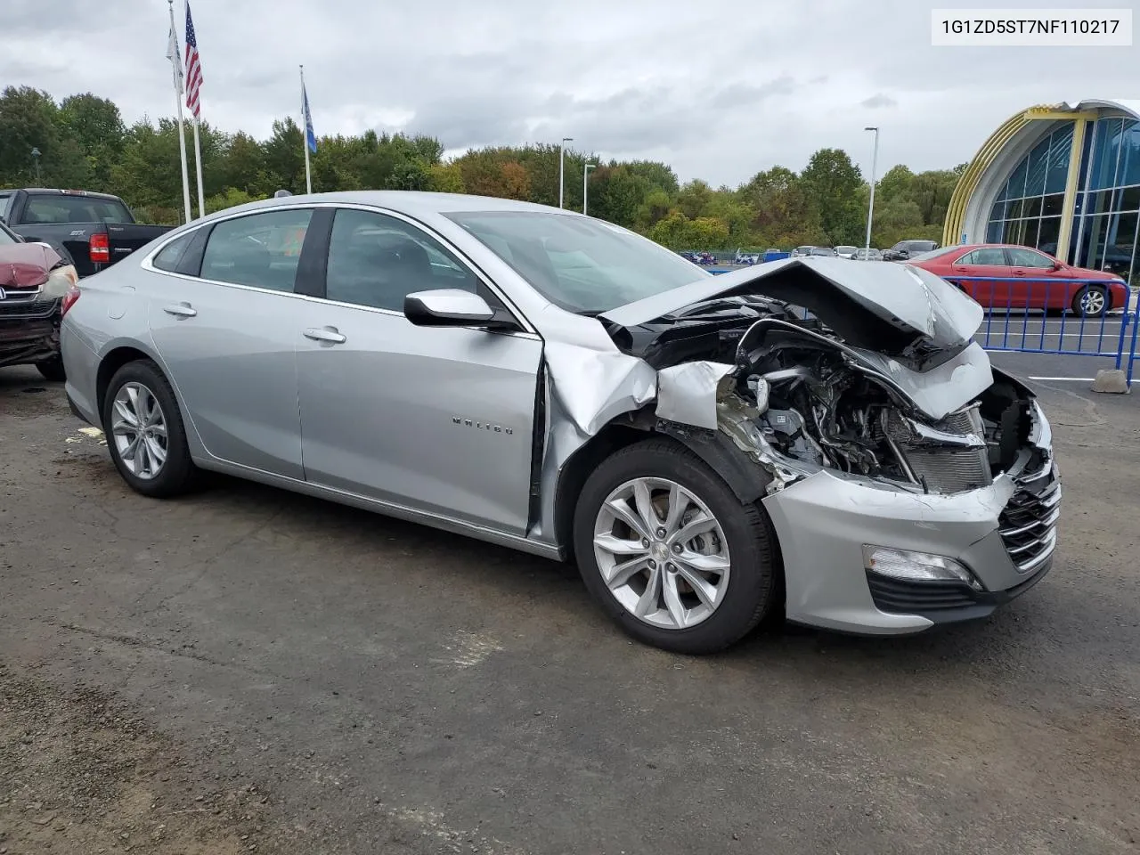 2022 Chevrolet Malibu Lt VIN: 1G1ZD5ST7NF110217 Lot: 73020194