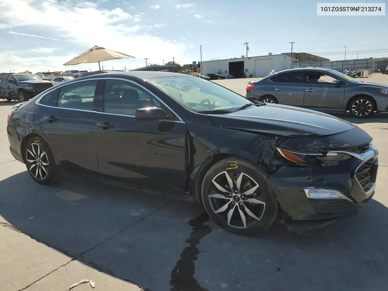 2022 Chevrolet Malibu Rs VIN: 1G1ZG5ST9NF213274 Lot: 73056844