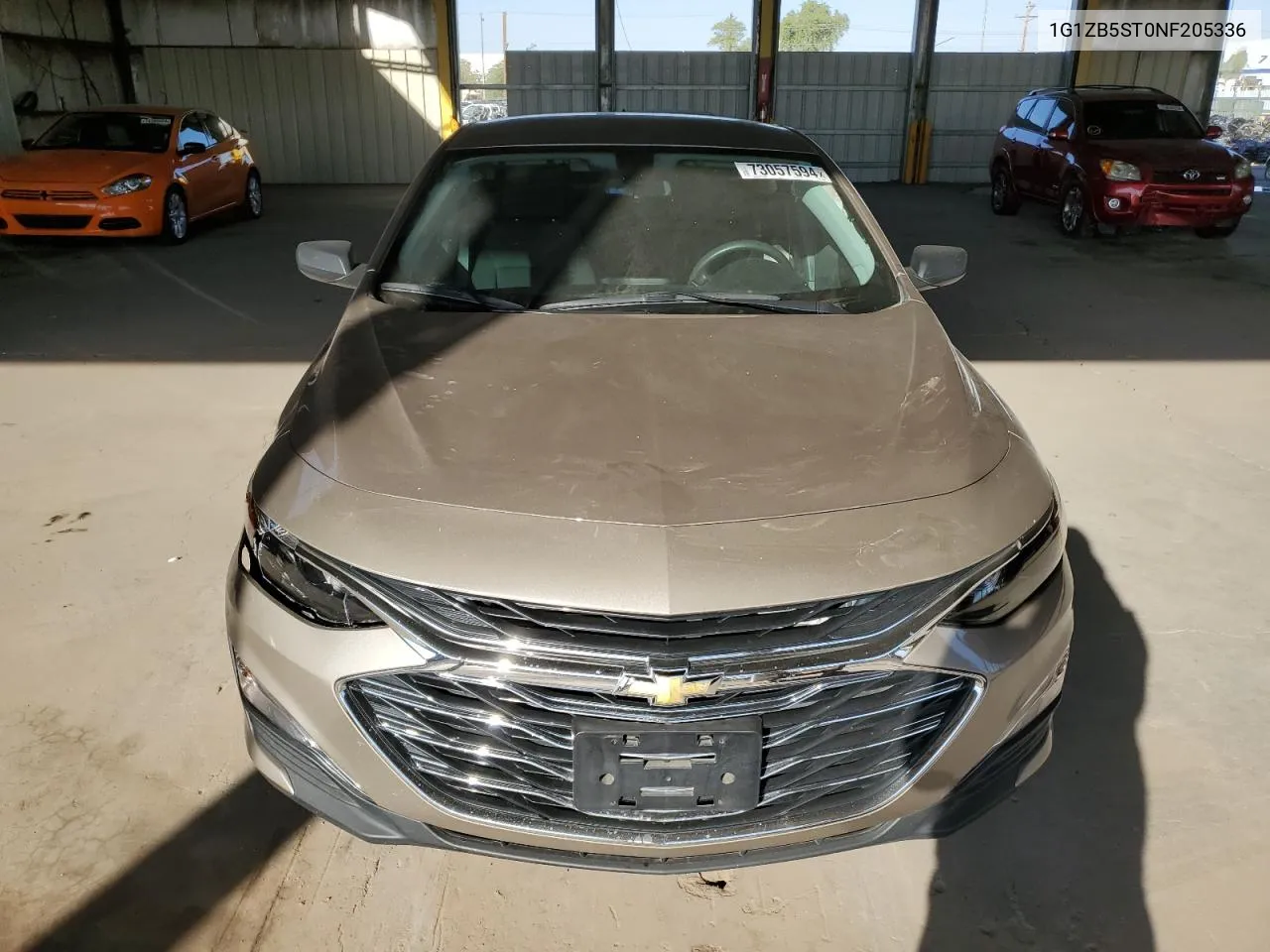 2022 Chevrolet Malibu Ls VIN: 1G1ZB5ST0NF205336 Lot: 73057594