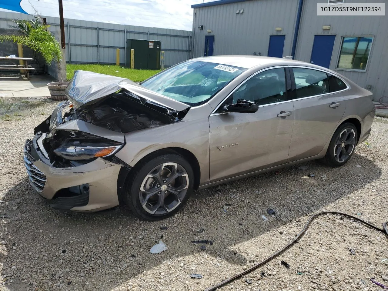 2022 Chevrolet Malibu Lt VIN: 1G1ZD5ST9NF122594 Lot: 73201854