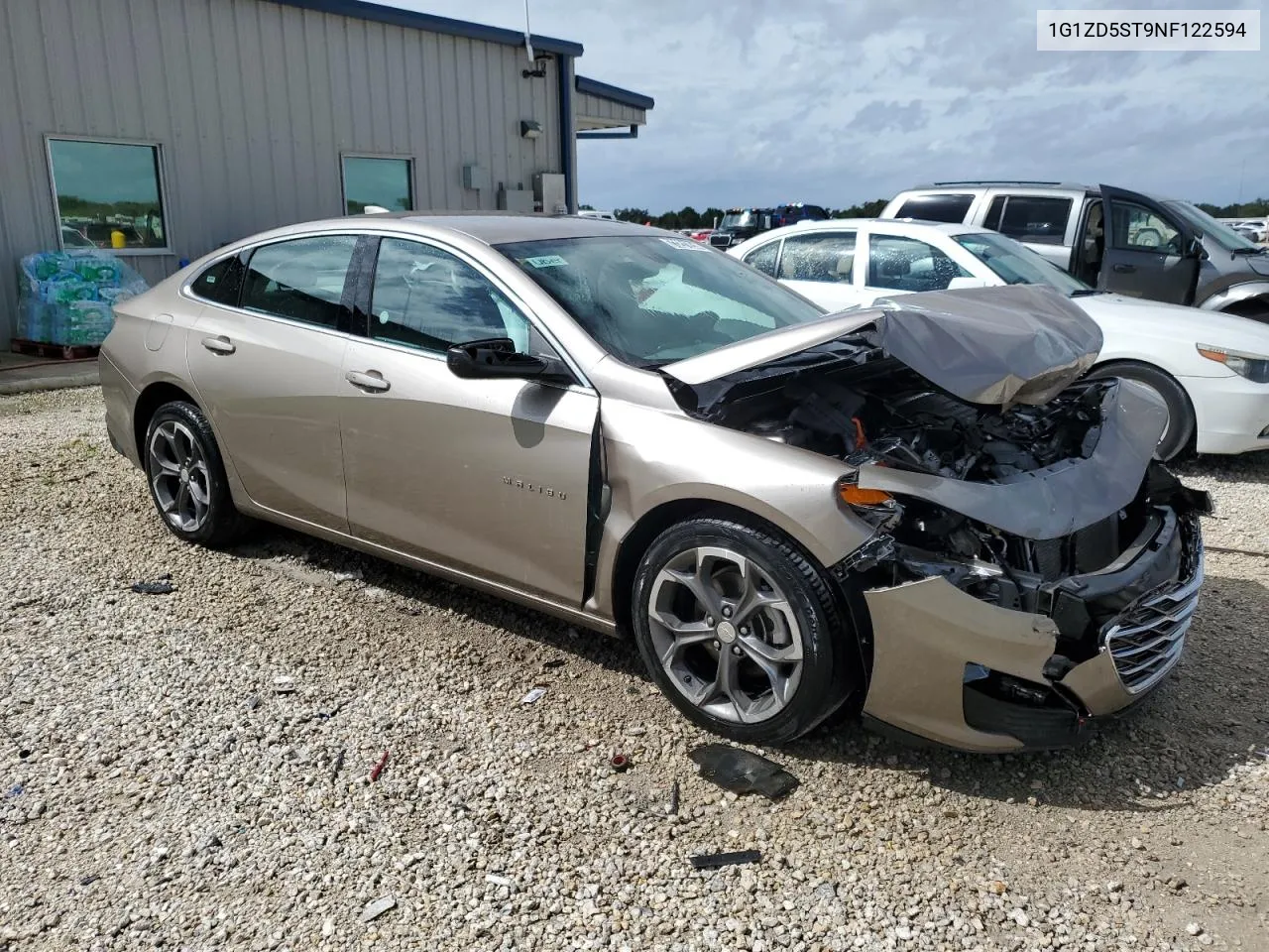 2022 Chevrolet Malibu Lt VIN: 1G1ZD5ST9NF122594 Lot: 73201854