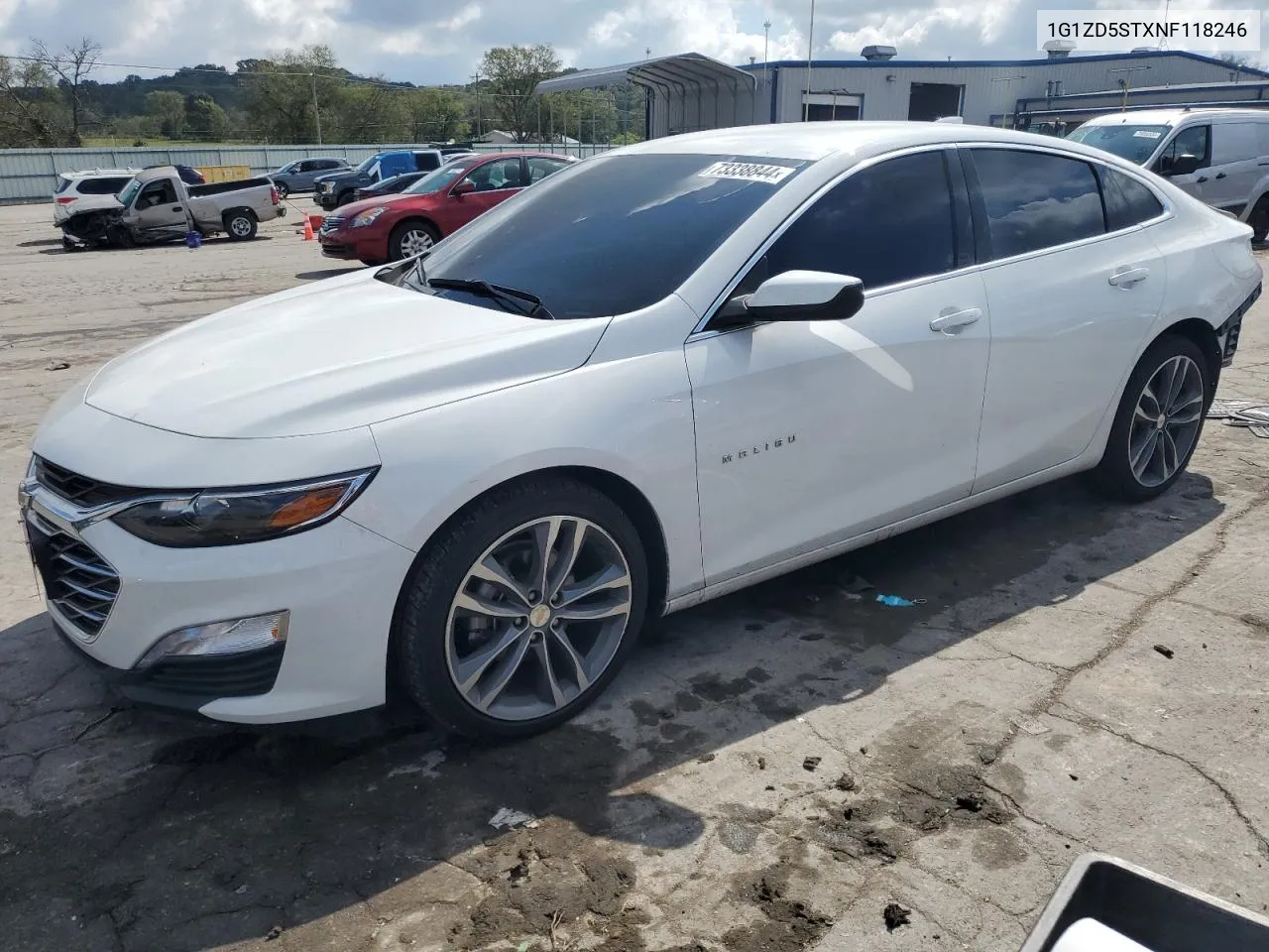 2022 Chevrolet Malibu Lt VIN: 1G1ZD5STXNF118246 Lot: 73338844