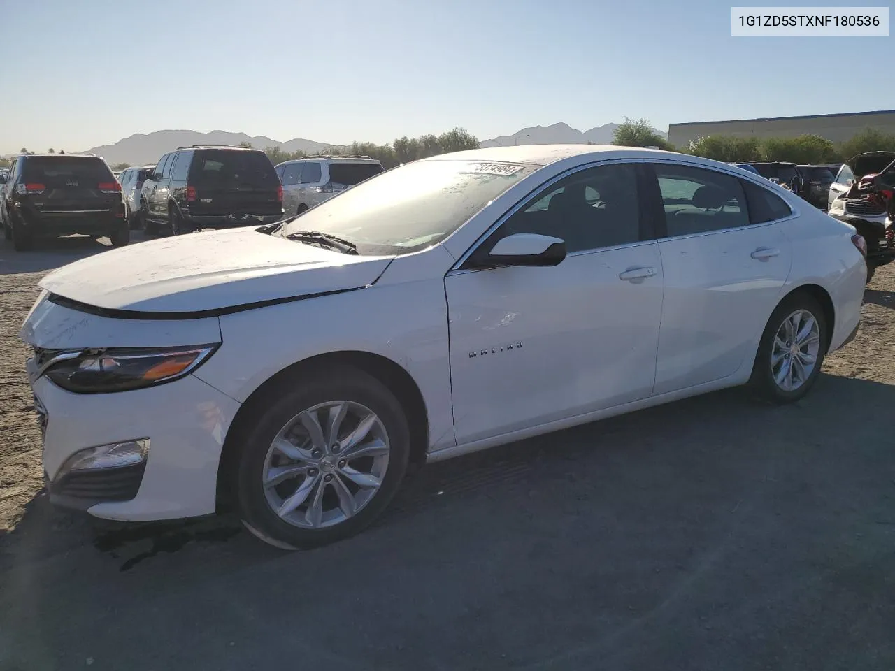 2022 Chevrolet Malibu Lt VIN: 1G1ZD5STXNF180536 Lot: 73374984