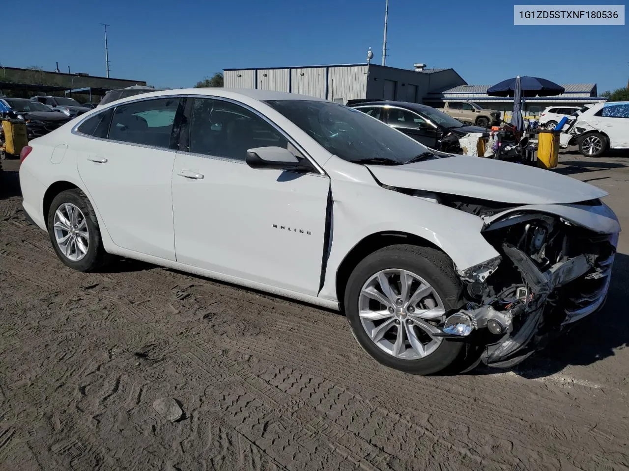 2022 Chevrolet Malibu Lt VIN: 1G1ZD5STXNF180536 Lot: 73374984