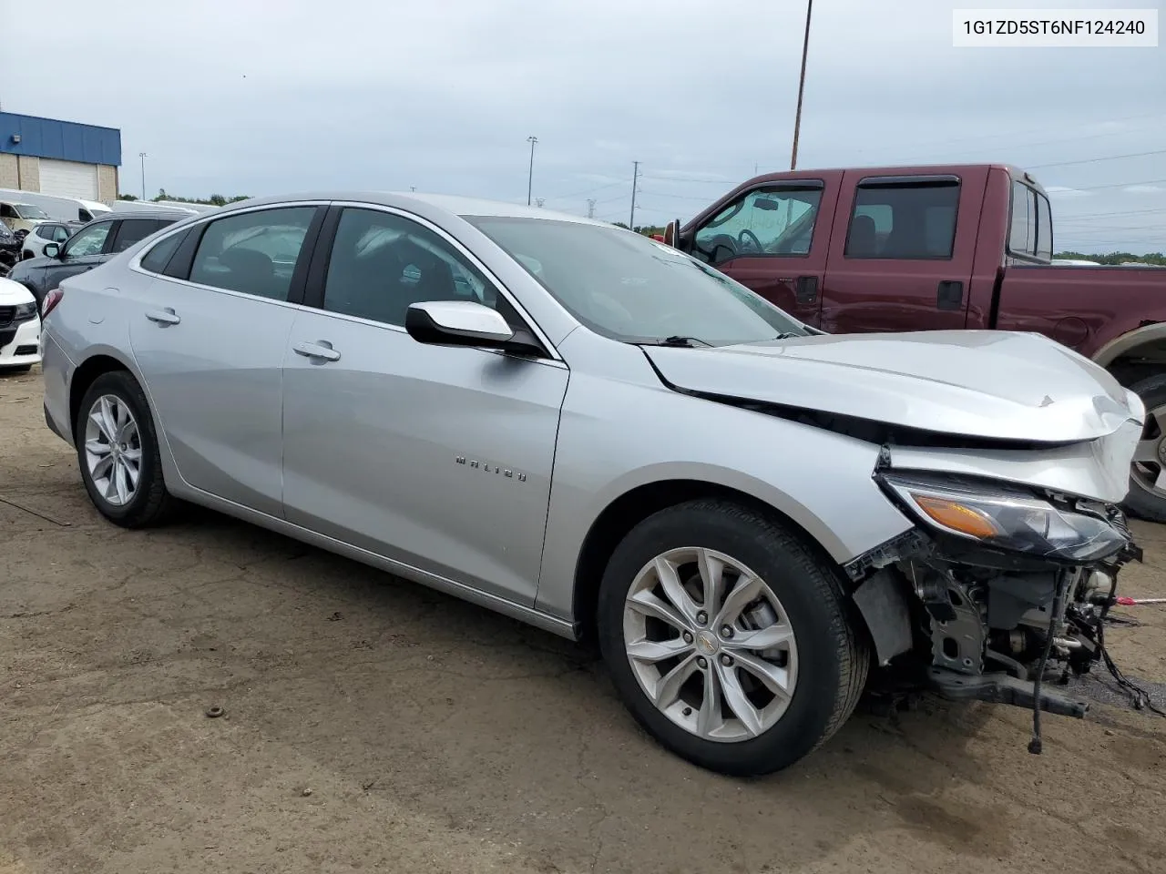 2022 Chevrolet Malibu Lt VIN: 1G1ZD5ST6NF124240 Lot: 73421794