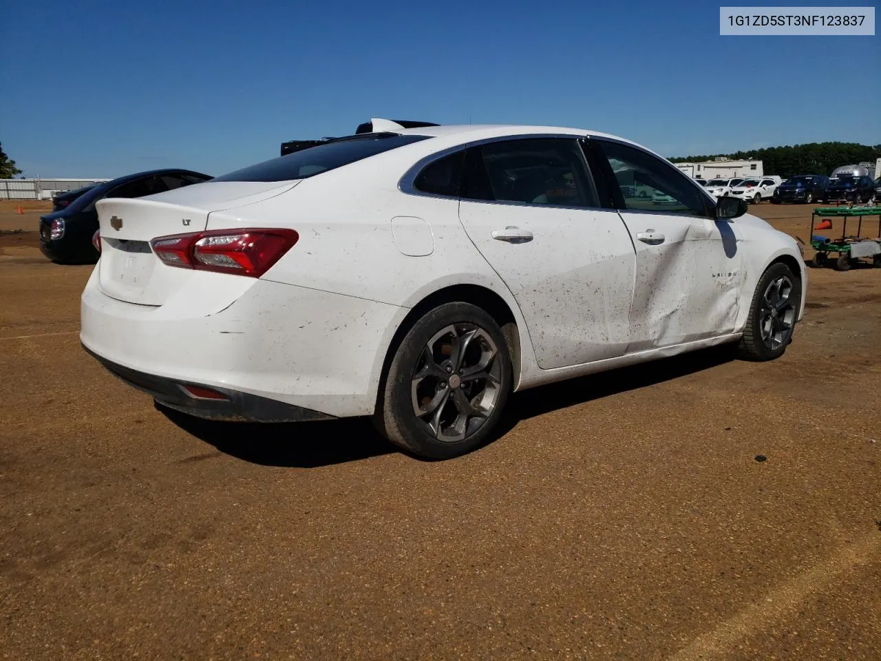 2022 Chevrolet Malibu Lt VIN: 1G1ZD5ST3NF123837 Lot: 73524104