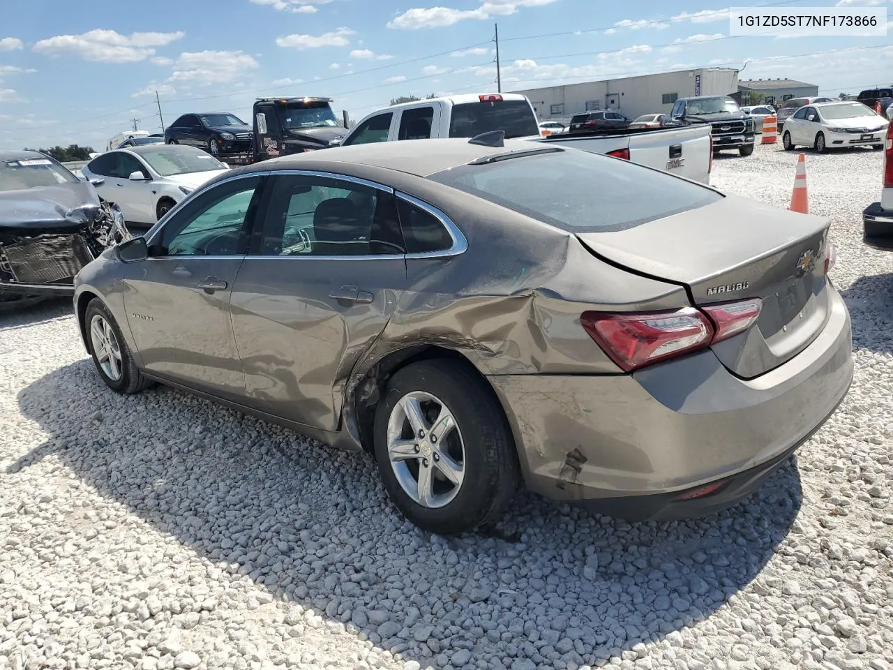 2022 Chevrolet Malibu Lt VIN: 1G1ZD5ST7NF173866 Lot: 73707344