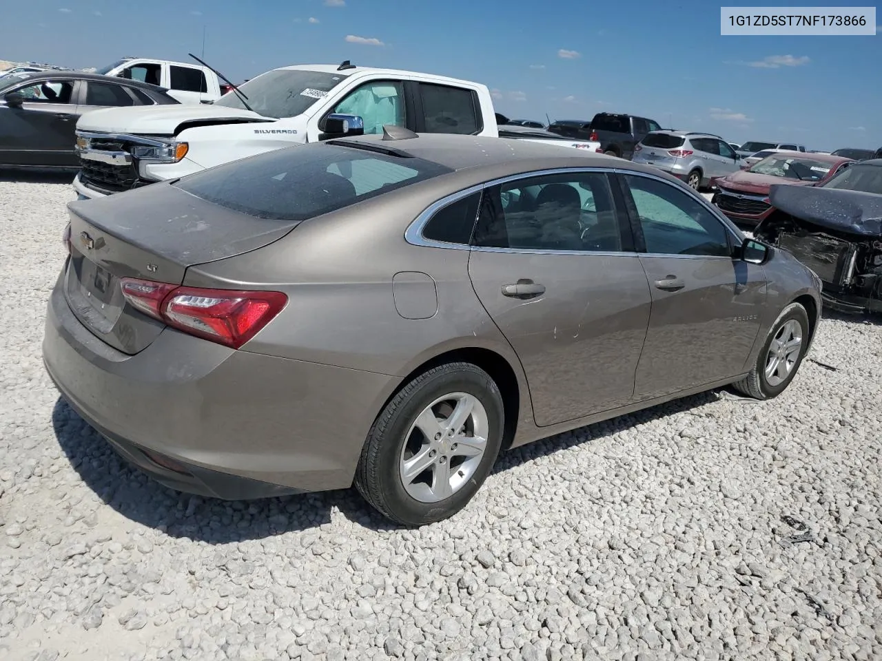 2022 Chevrolet Malibu Lt VIN: 1G1ZD5ST7NF173866 Lot: 73707344