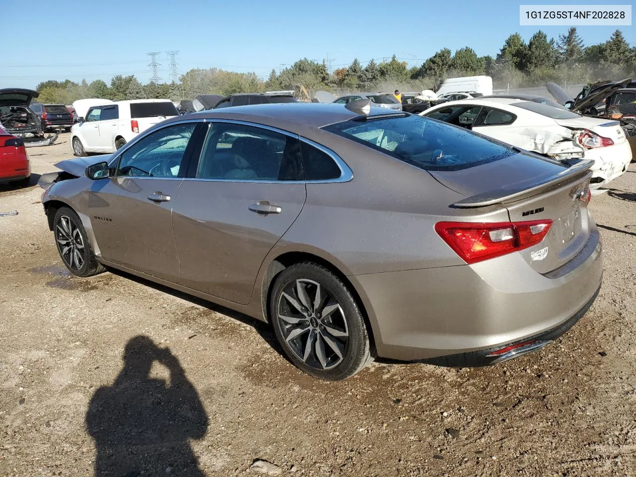 2022 Chevrolet Malibu Rs VIN: 1G1ZG5ST4NF202828 Lot: 73842774