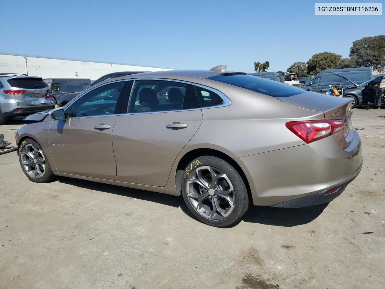 1G1ZD5ST8NF116236 2022 Chevrolet Malibu Lt