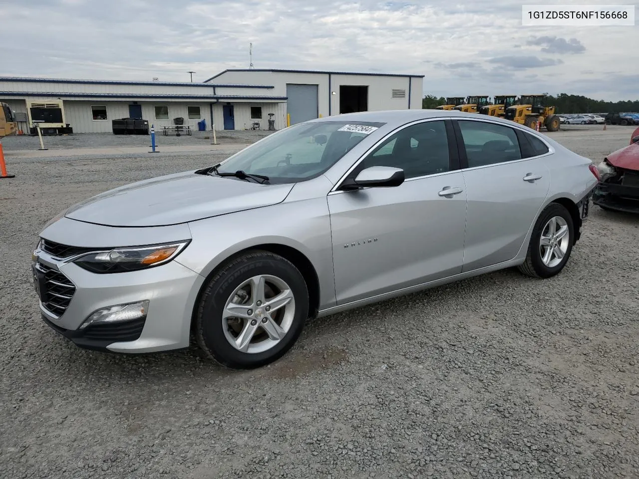 2022 Chevrolet Malibu Lt VIN: 1G1ZD5ST6NF156668 Lot: 74257584