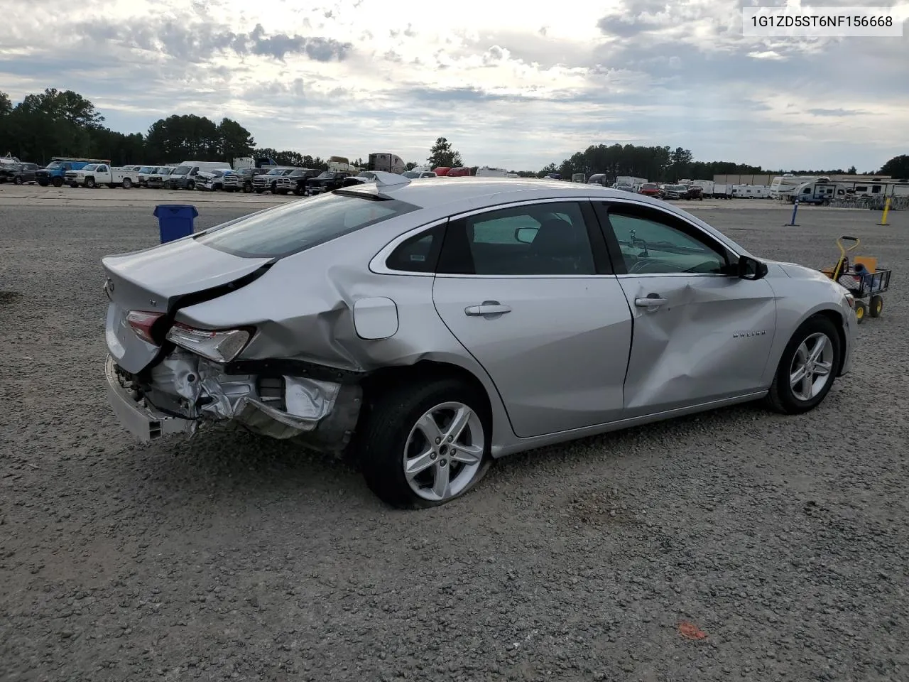 2022 Chevrolet Malibu Lt VIN: 1G1ZD5ST6NF156668 Lot: 74257584