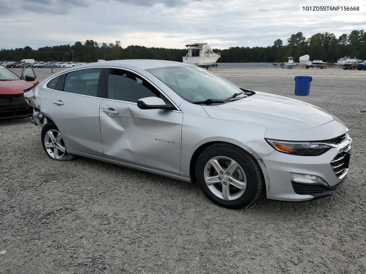 2022 Chevrolet Malibu Lt VIN: 1G1ZD5ST6NF156668 Lot: 74257584