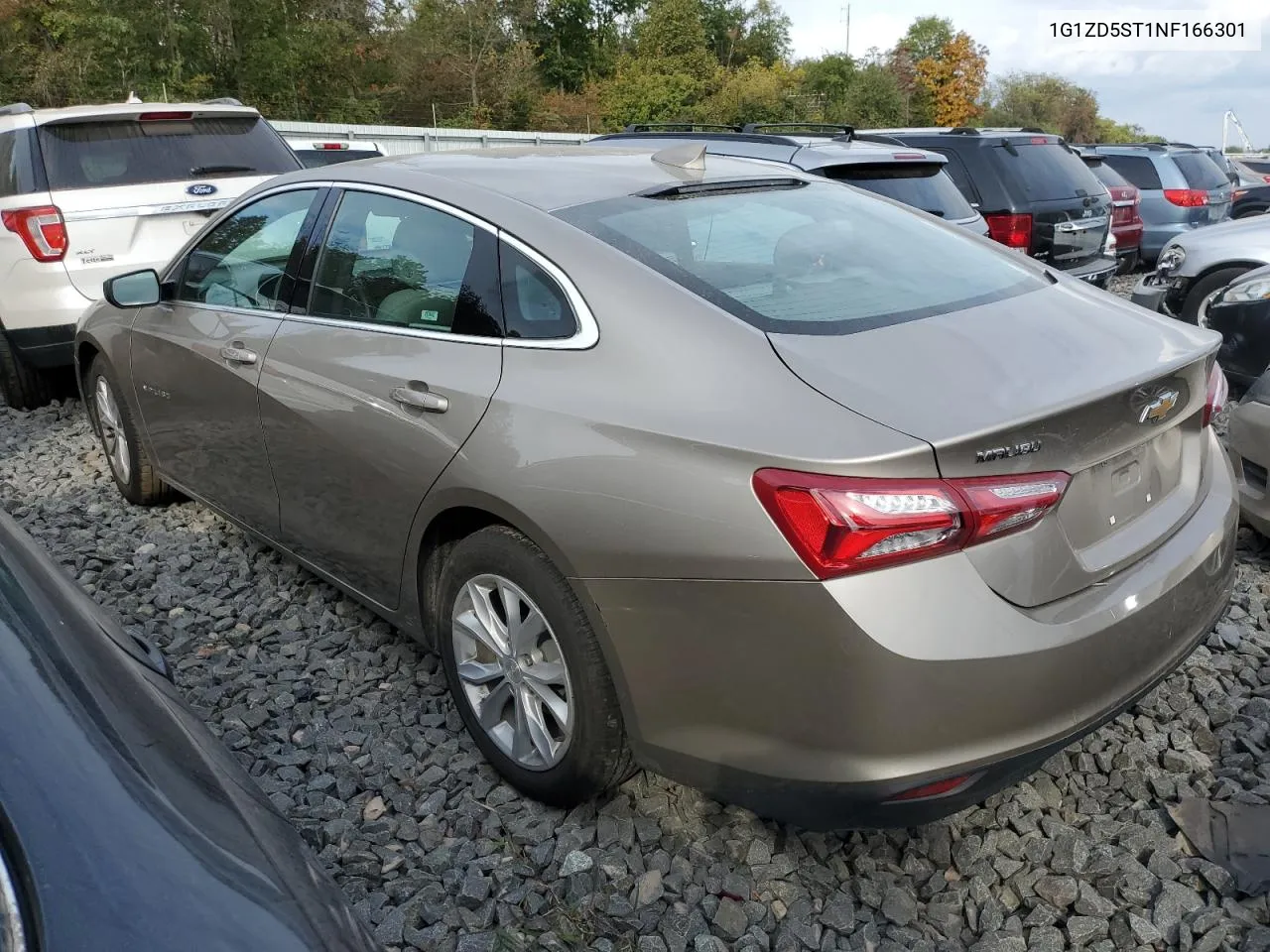 2022 Chevrolet Malibu Lt VIN: 1G1ZD5ST1NF166301 Lot: 74334514