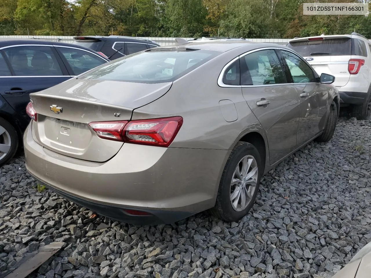 2022 Chevrolet Malibu Lt VIN: 1G1ZD5ST1NF166301 Lot: 74334514