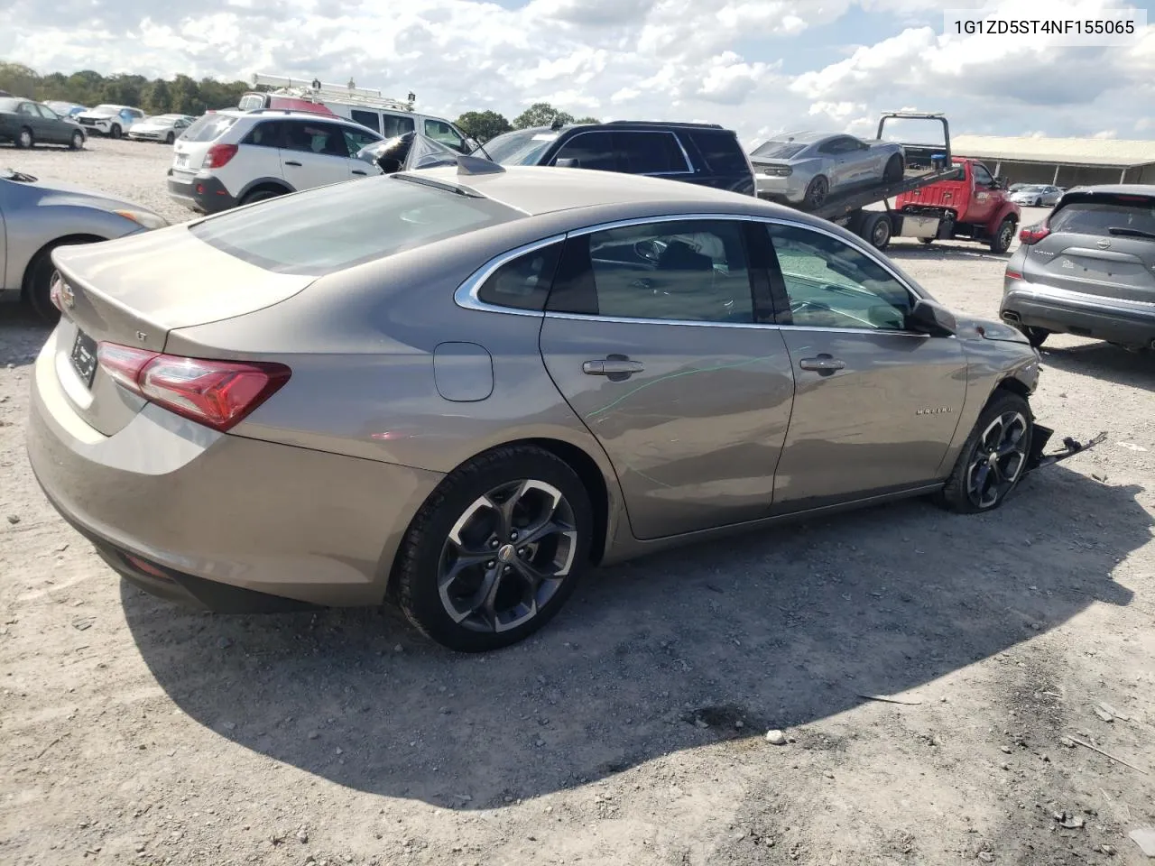 2022 Chevrolet Malibu Lt VIN: 1G1ZD5ST4NF155065 Lot: 74424124