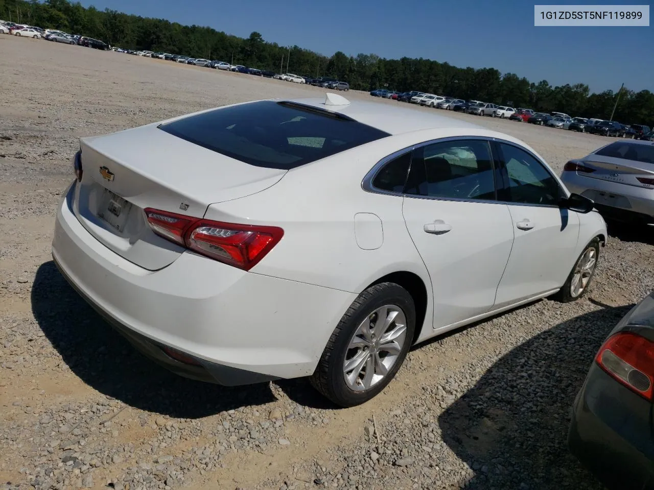 2022 Chevrolet Malibu Lt VIN: 1G1ZD5ST5NF119899 Lot: 74587654