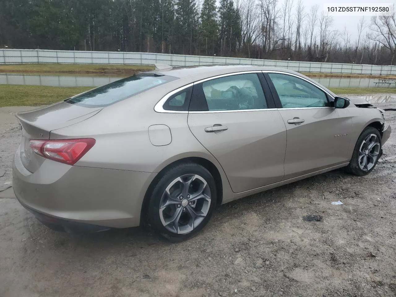 2022 Chevrolet Malibu Lt VIN: 1G1ZD5ST7NF192580 Lot: 74592494