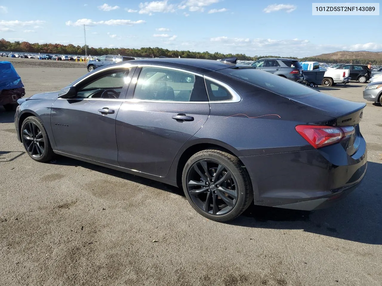 2022 Chevrolet Malibu Lt VIN: 1G1ZD5ST2NF143089 Lot: 74817454