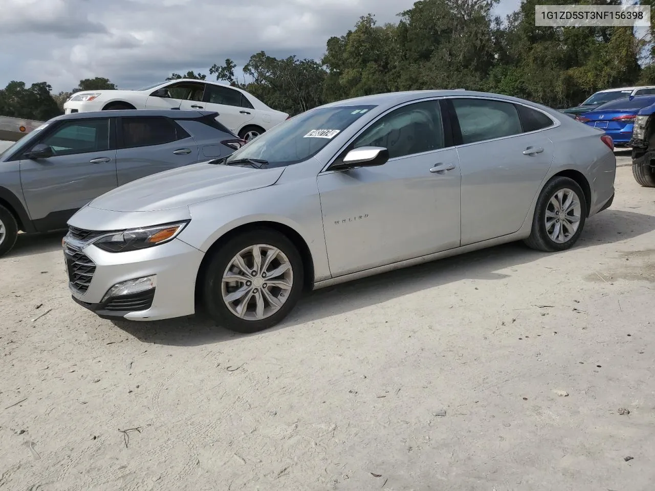 2022 Chevrolet Malibu Lt VIN: 1G1ZD5ST3NF156398 Lot: 74837174