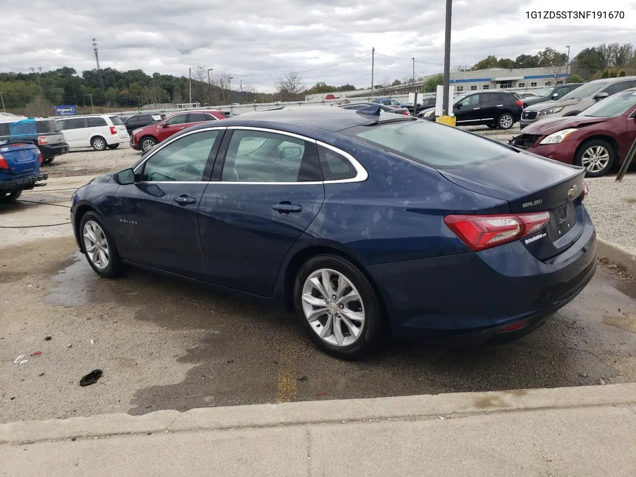 2022 Chevrolet Malibu Lt VIN: 1G1ZD5ST3NF191670 Lot: 75163334