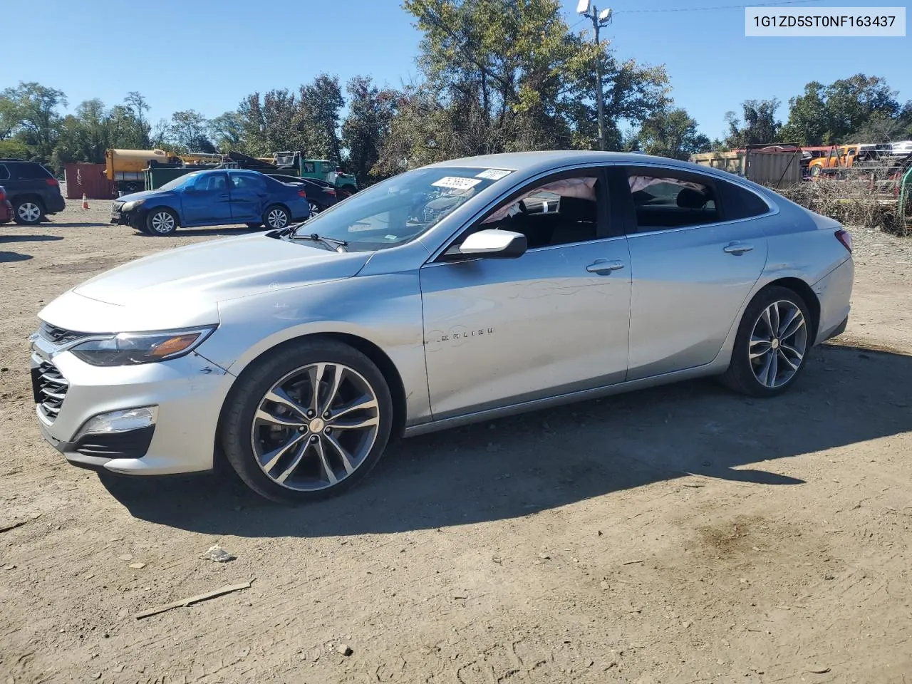 2022 Chevrolet Malibu Lt VIN: 1G1ZD5ST0NF163437 Lot: 75256624