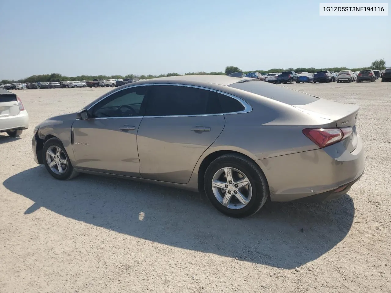 2022 Chevrolet Malibu Lt VIN: 1G1ZD5ST3NF194116 Lot: 75360144