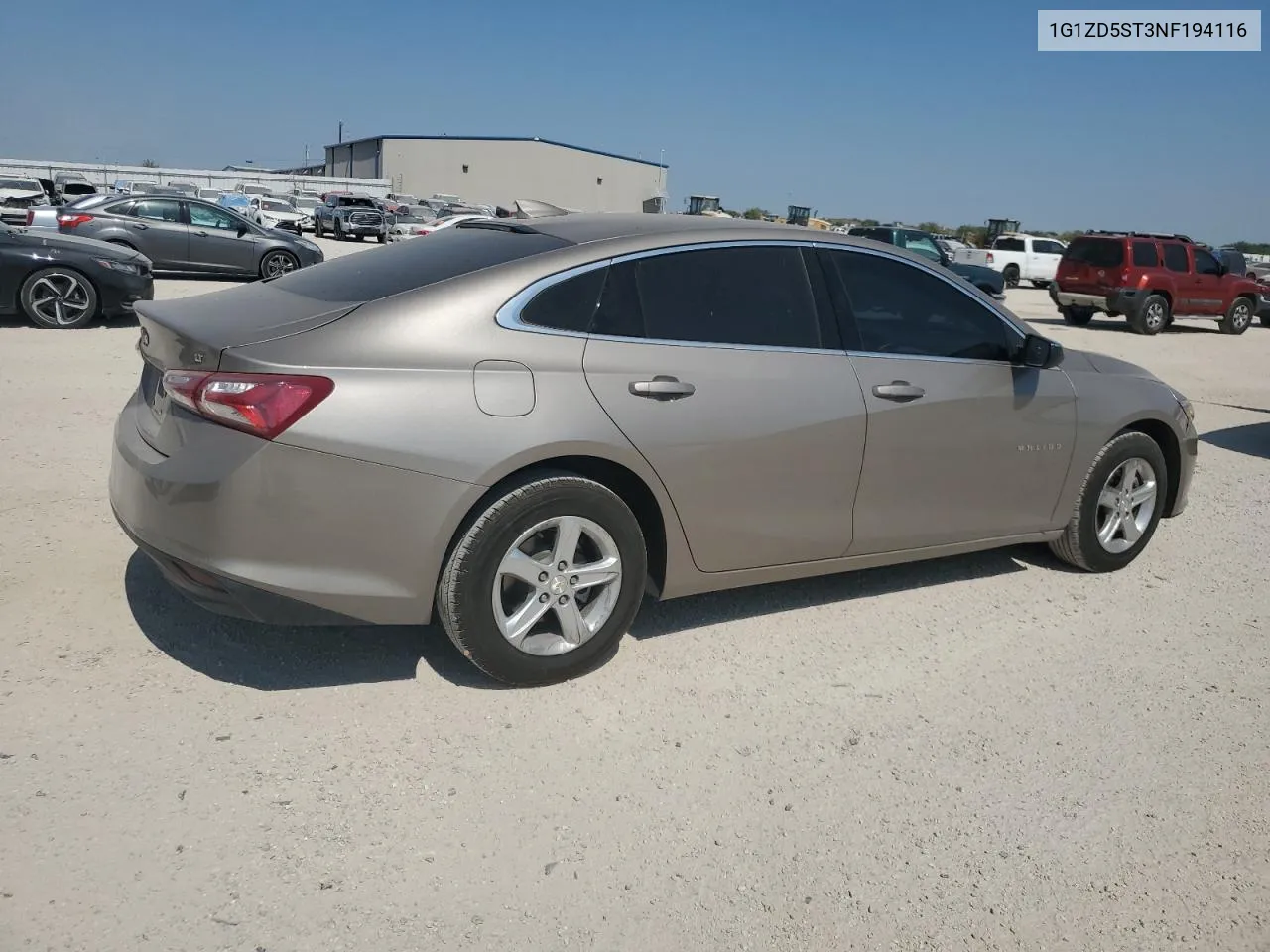 2022 Chevrolet Malibu Lt VIN: 1G1ZD5ST3NF194116 Lot: 75360144