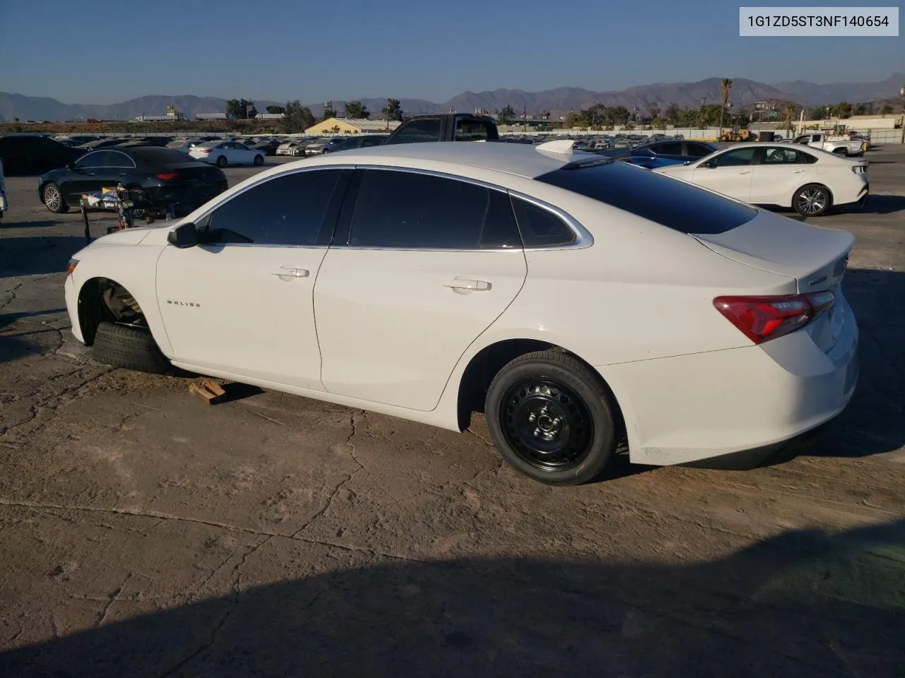 2022 Chevrolet Malibu Lt VIN: 1G1ZD5ST3NF140654 Lot: 75427954