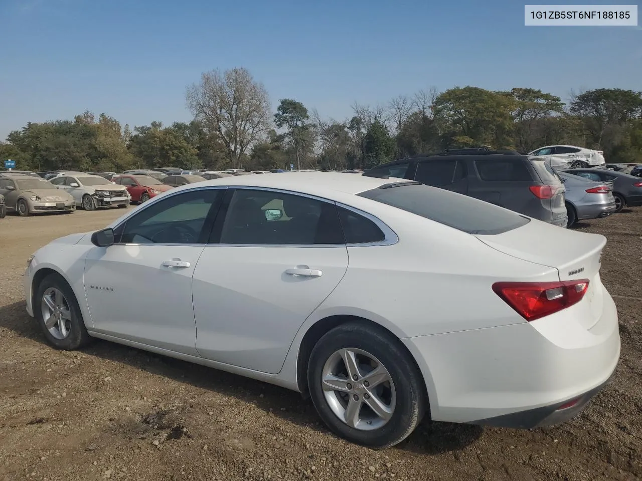 2022 Chevrolet Malibu Ls VIN: 1G1ZB5ST6NF188185 Lot: 75522974